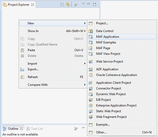 アプリケーション・ナビゲータ