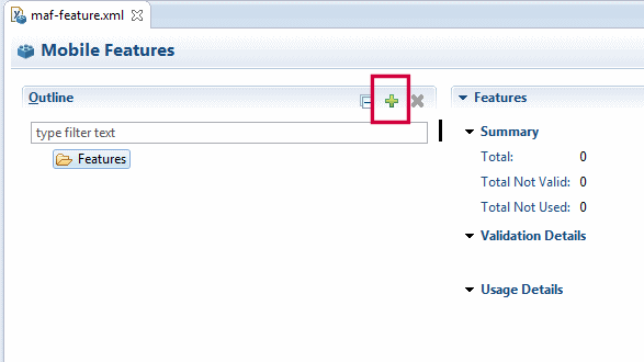 Featureダイアログ