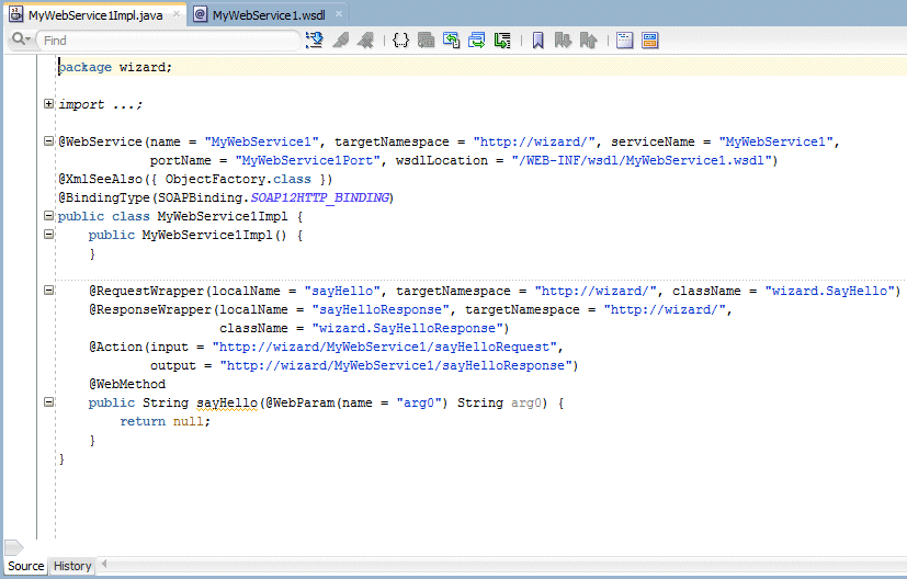 WebサービスのJavaコード・エディタ
