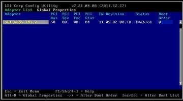 image:Gráfico que muestra la pantalla UEFI Driver Control (Control de controladores UEFI) del BIOS.