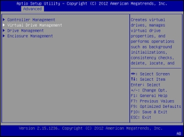 image:Gráfico que muestra la pantalla UEFI Driver Control (Control de controladores UEFI) del BIOS.