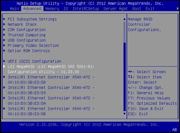 image:Graphique illustrant l'écran BIOS UEFI Driver Control.