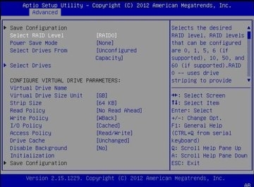 image:「BIOS UEFI Driver Control」画面を示す図。