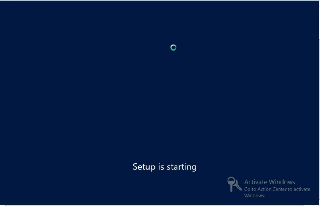 Starting windows сколько длится