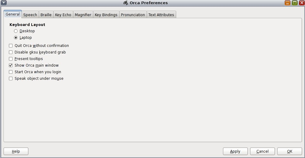 image:Figure affichant les préférences générales d'Orca.