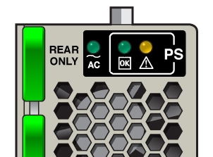 image:Graphic showing power supply indicators.