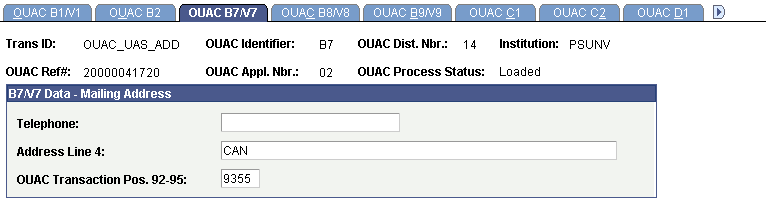 OUAC B7/V7 page