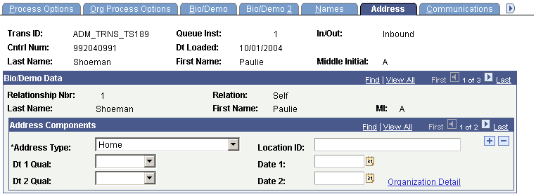 TS189 Staging - Address page