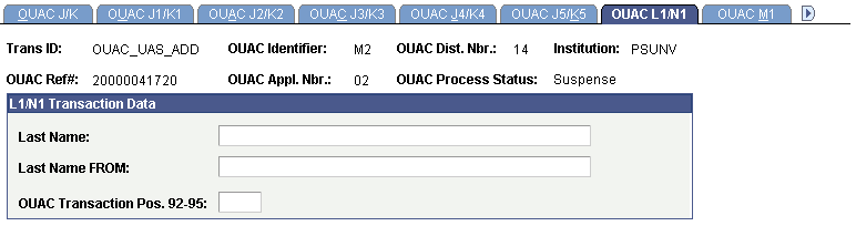OUAC L1/N1 page