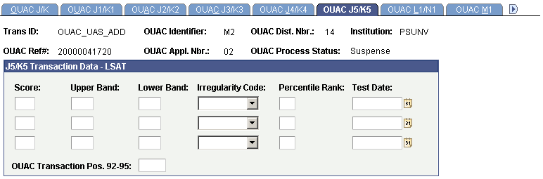 OUAC J5/K5 page