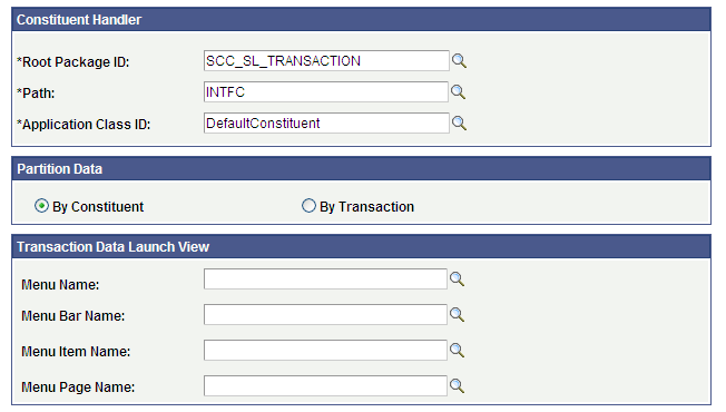 Transaction setup involving only constituent data (2 of 2)