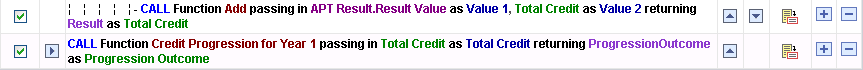 Example of Academic Progression Rule Text with Progression Function Correctly Indented