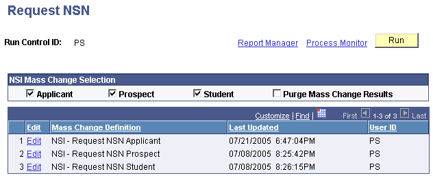 Request NSN (National Student Number)