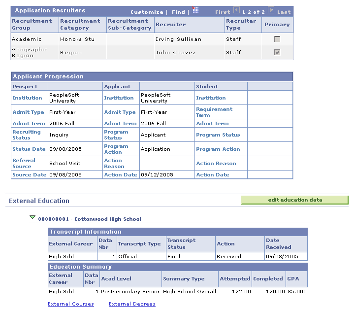 Admissions page (2 of 3)