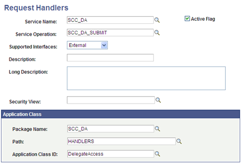 Request Handler Page for SCC_DA_SUBMIT