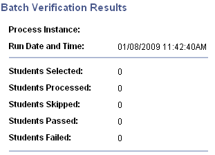 Batch Verification Results