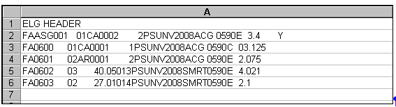 Data in new worksheet