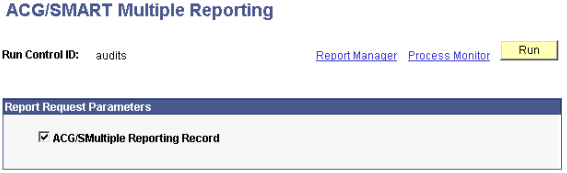 ACG (Academic Competitiveness Grant)/SMART (Science and Mathematics Access to Retain Talent grant) Multiple Reporting page