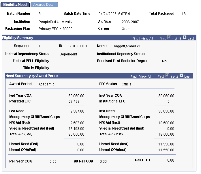 Eligibility/Need page