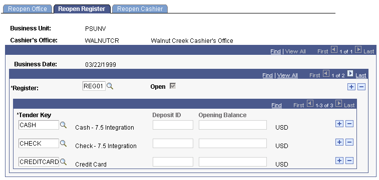 Reopen Register page