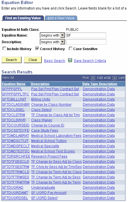 Equation Editor page