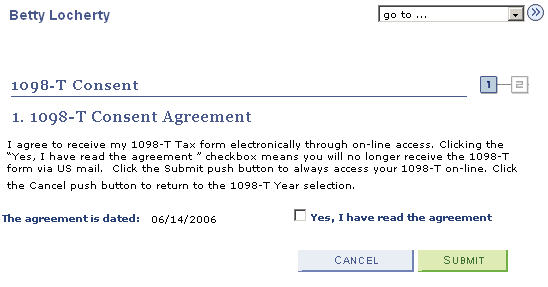 1098-T Consent Agreement page