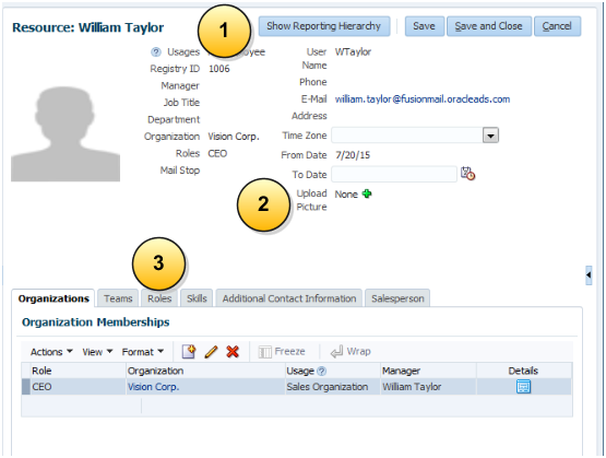 「リソース」ページのスクリーン・キャプチャ