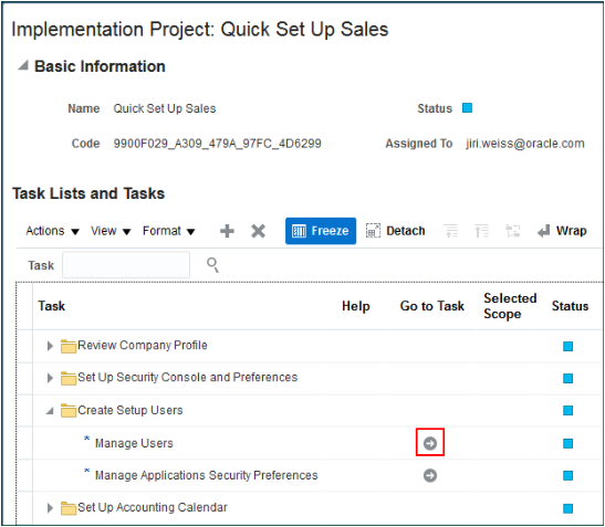 Quick Setup Sales実装プロジェクト
のスクリーン・キャプチャ