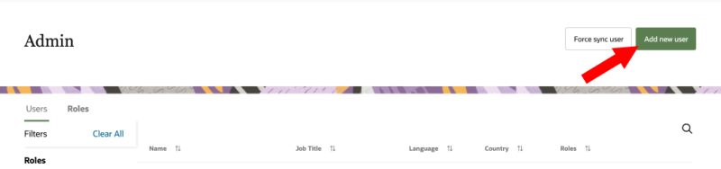 「新規ユーザーの追加」ボタンのイメージ