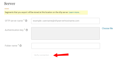 サーバー詳細セクションのイメージ