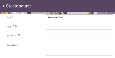Salesforceソースの詳細のイメージ