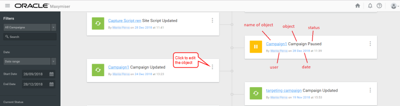 アクティビティ・レポートのイメージ