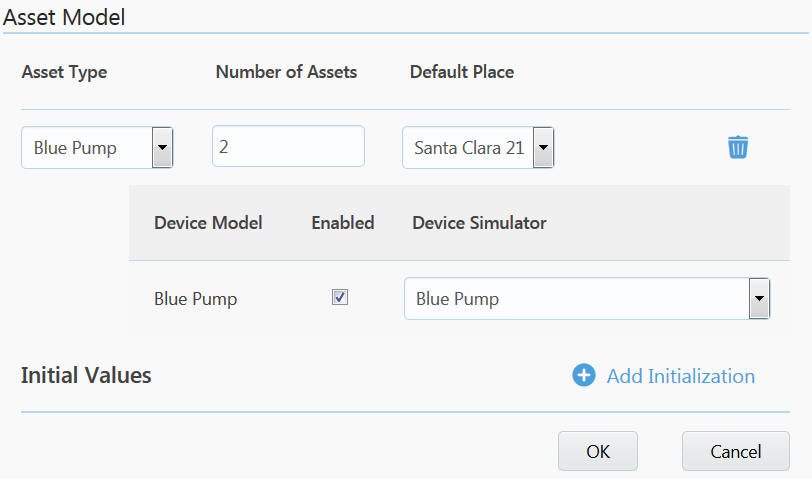 「アセット・モデル」ダイアログ 「アセット・モデル」ダイアログ