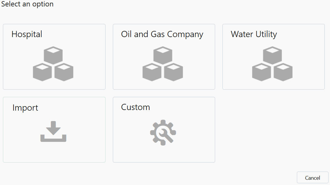 「オプションの選択」ダイアログ 「オプションの選択」ダイアログ