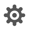 「設定」アイコン