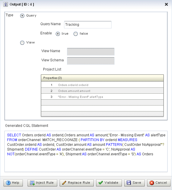 Description of the illustration outputconfig3.png follows