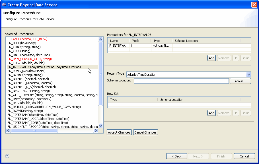 Configuration Procedure dialog