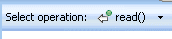 On the Query Map tab, you can select the read operation.