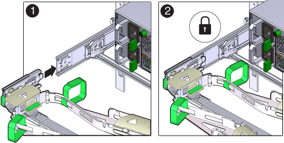 image:Gráfico en el que se muestra la inserción del conector D en la guía deslizante