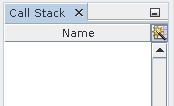 image:「呼び出しスタック」ウィンドウのヘッダー