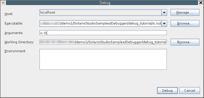 image:“Debug Executable“（调试可执行文件）对话框
