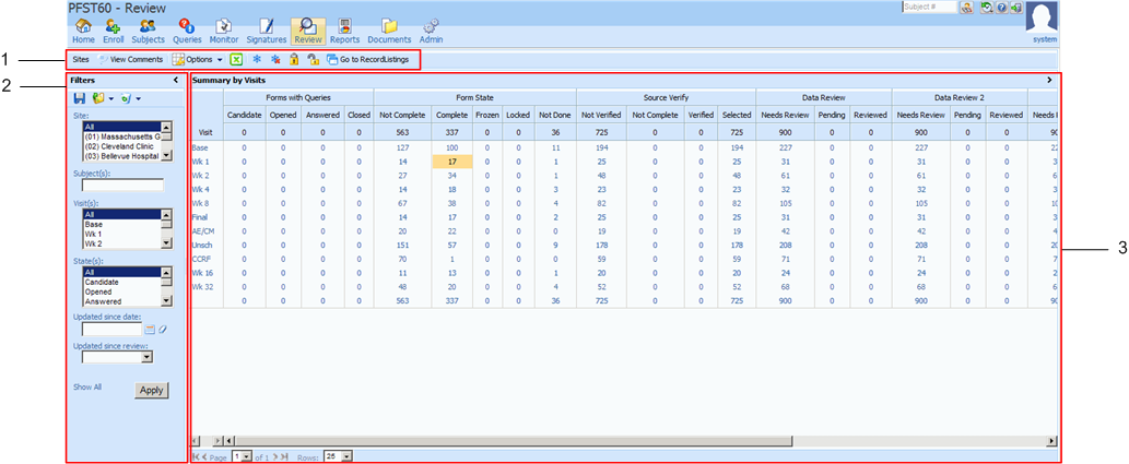Graphic. Data Viewer Summary View components. Surrounding text describes 180315.bmp.