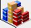 Radio button. Creates a 3-D Axis column graph.