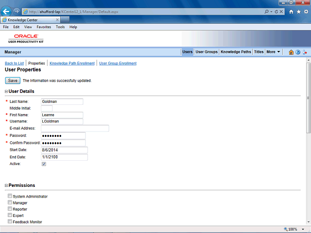Screen image of this step