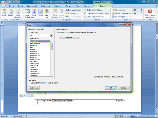 Screen image of this step
