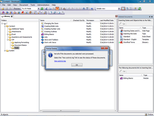 Screen image of this step