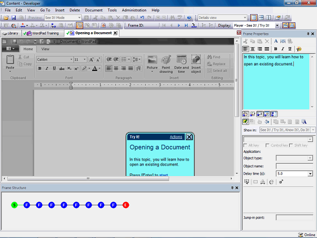 Screen image of this step