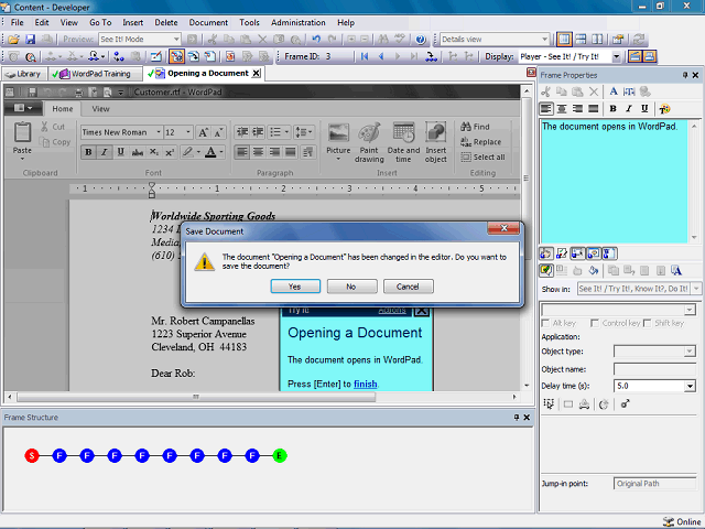 Screen image of this step
