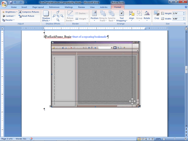 Screen image of this step