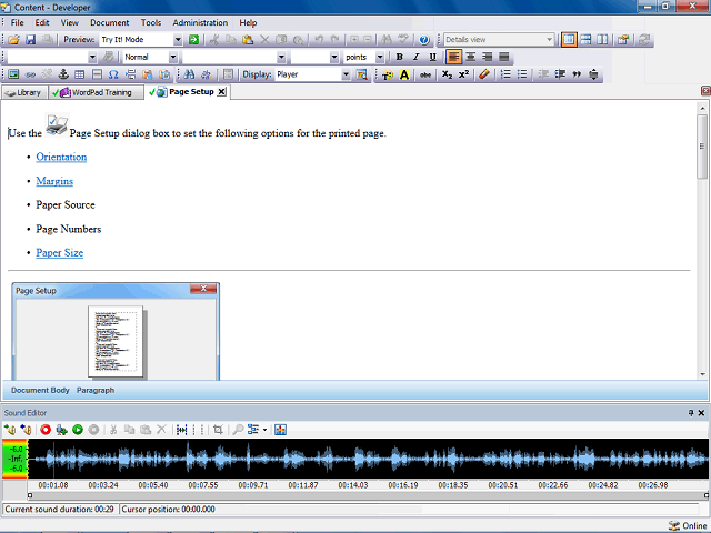 Screen image of this step